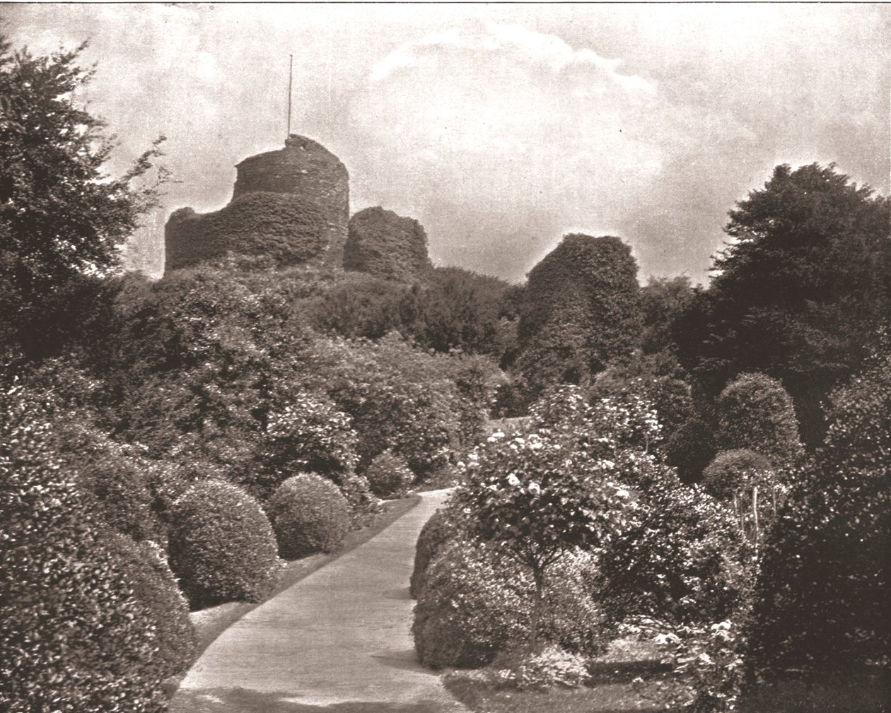 Launceston Kasteel, Cornwall, 1894 door Unbekannt