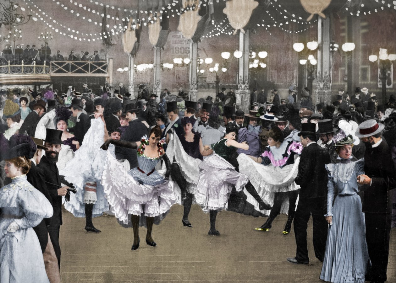 Le Bal Du Moulin-Rouge, 1900 door Unbekannt