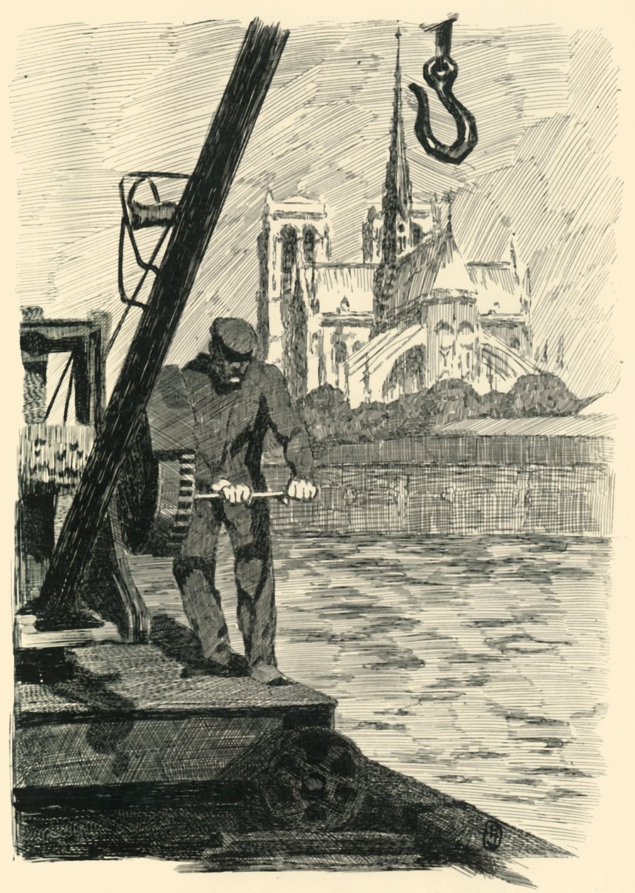 Le Chevet de Notre-Dame, Le Matin, 1903 door Unbekannt
