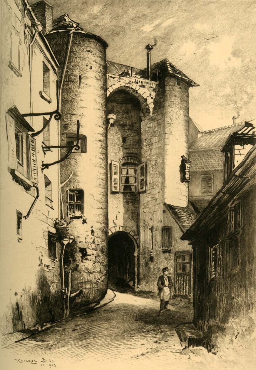 Le Passage Des Chénizelles À Laon Aisne, 1903 door Unbekannt