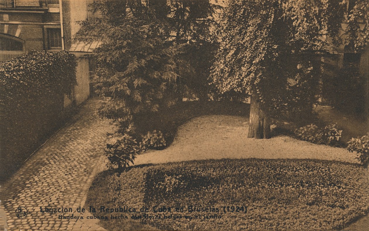 Legacion de la Republica de Cuba en Bruselas, Cubaanse ambassade in Brussel, c1924 door Unbekannt