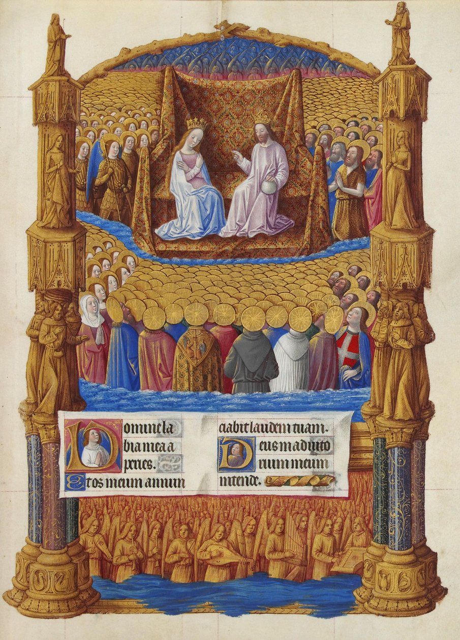 Les Très Riches Heures du duc de Berry, Folio 126r - Paradijs door Unbekannt