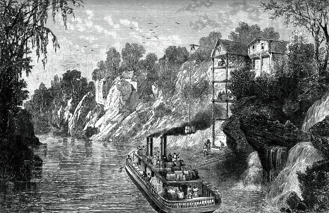 Laden van een katoenstomer, ca. 1880 door Unbekannt