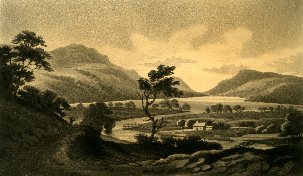 Loch-Tay, vanaf Killin, 1802 door Unbekannt