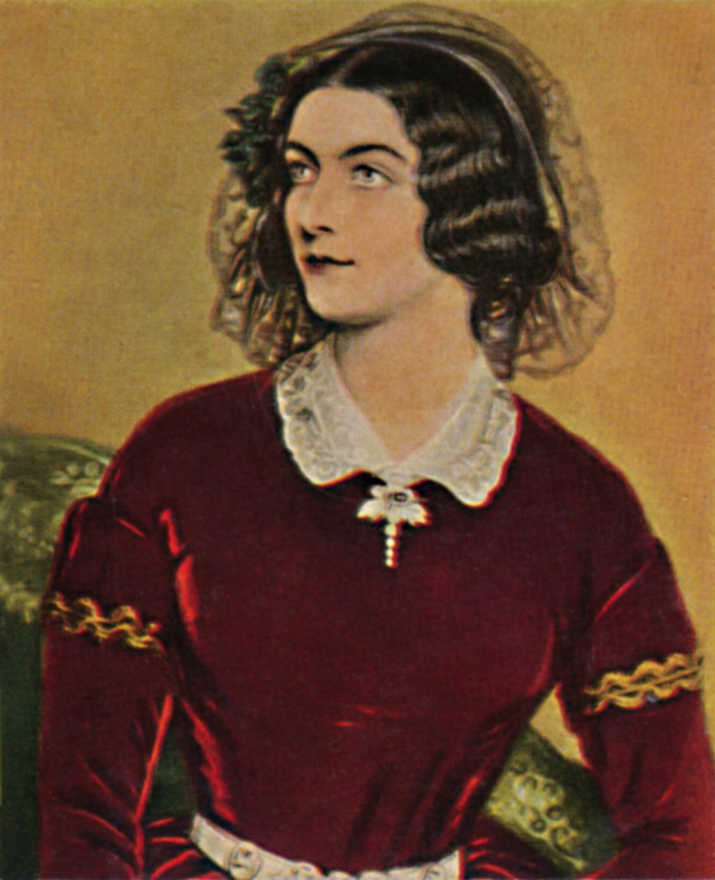 Lola Montez 1818-1861. - Schilderij van Stieler, 1934 door Unbekannt