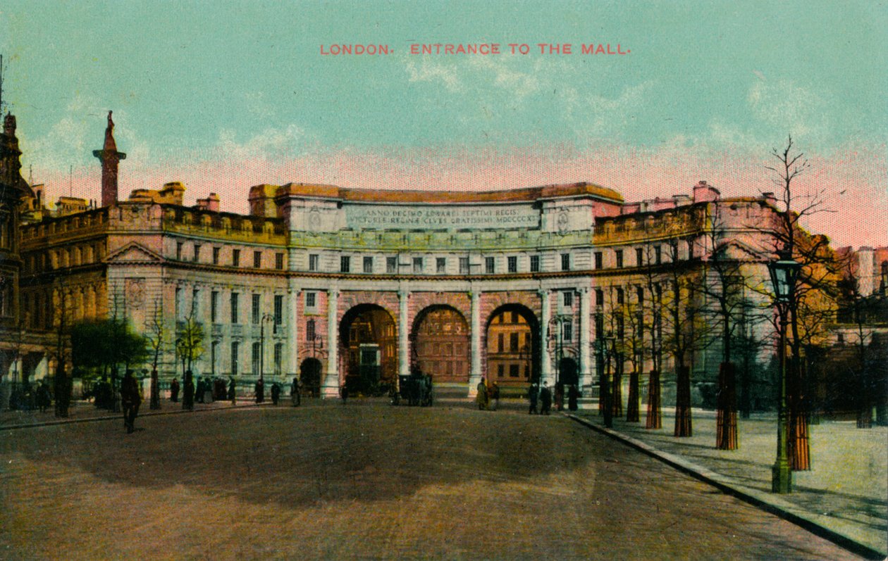 Londen, ingang van de Mall, ca. 1913 door Unbekannt