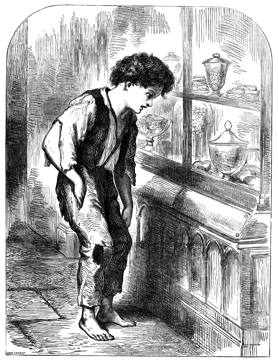 Londense Straatjongen, 1883 door Unbekannt