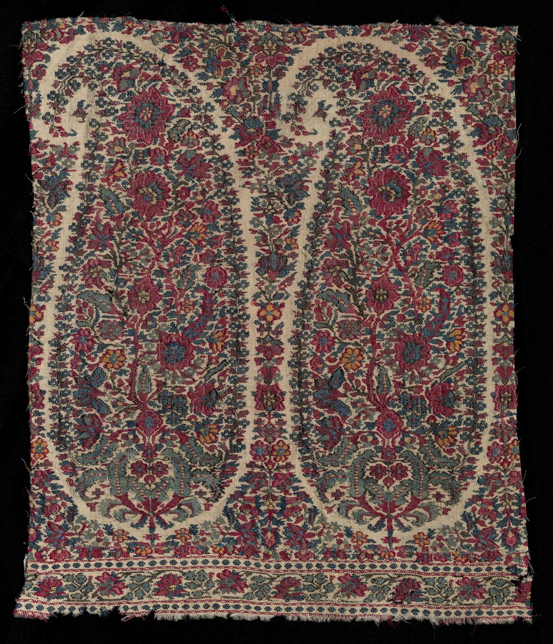 Lang sjaalfragment, 1820-1825 door Unbekannt