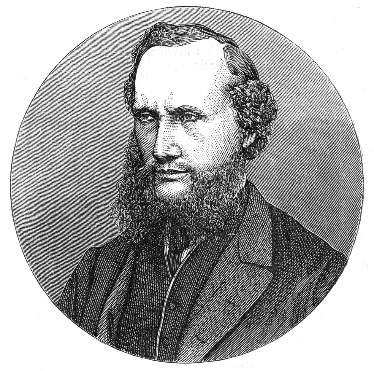 Lord Kelvin, Schotse wiskundige en natuurkundige, 1876 door Unbekannt