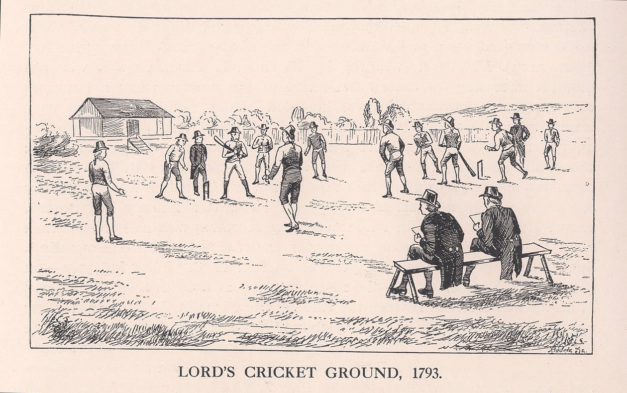 Lords cricketveld, Londen, 1793 door Unbekannt