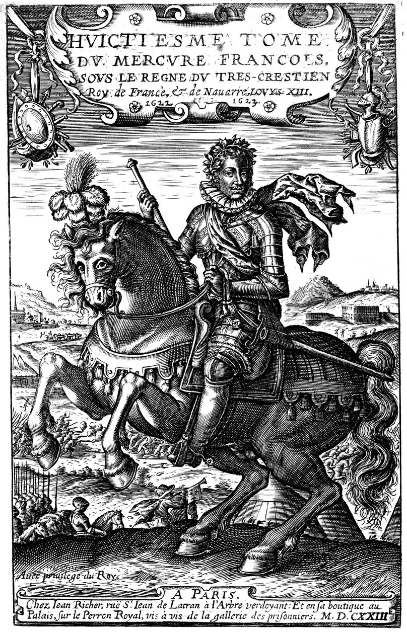 Lodewijk XIII van Frankrijk, 1623 door Unbekannt