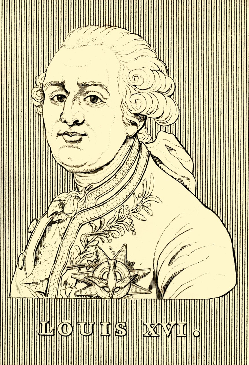 Lodewijk XVI, 1754-1793, 1830 door Unbekannt