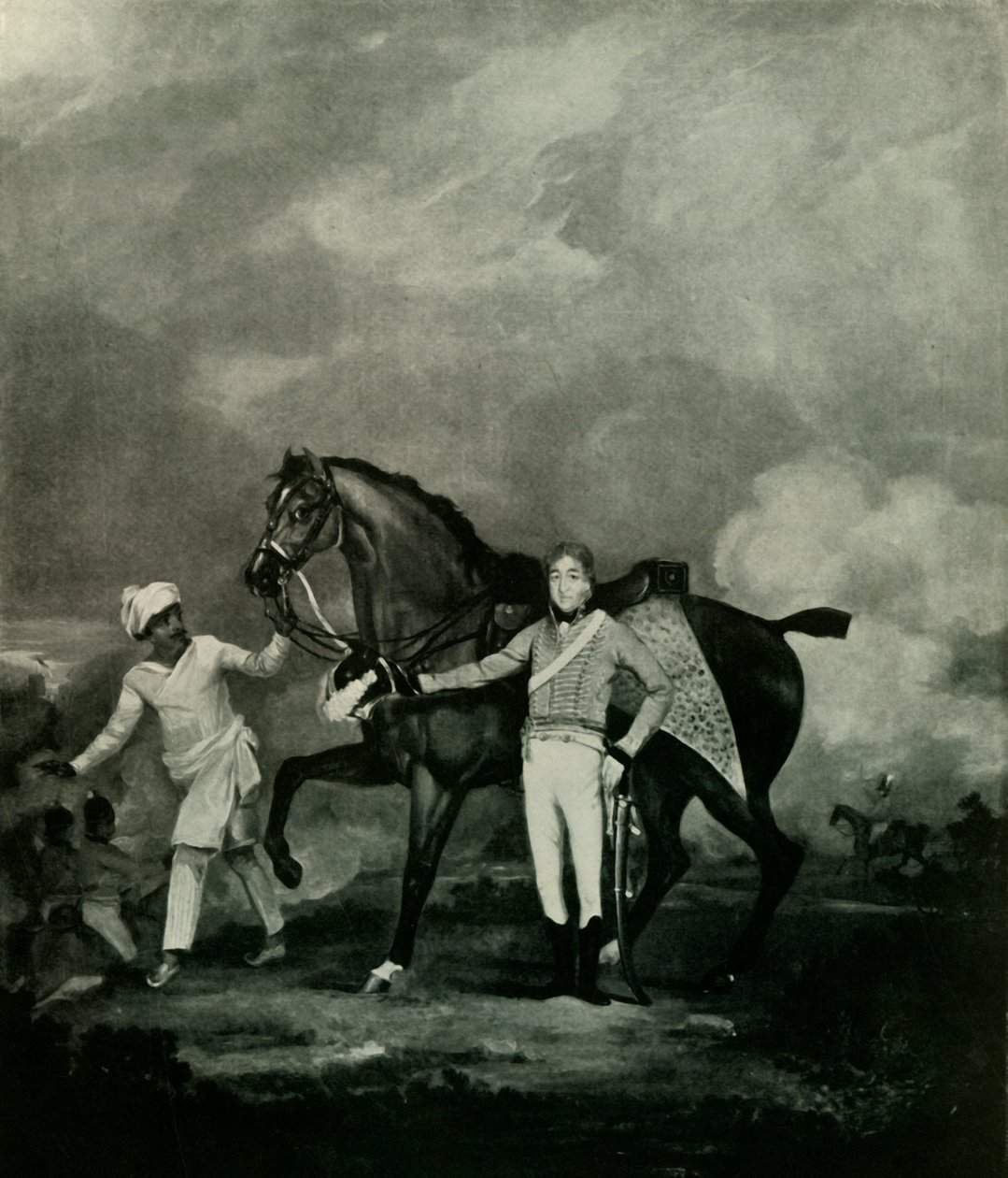 Lt.-kol. F. A. Daniell in het uniform van de lijfwacht, 1802-1806, 1925 door Unbekannt