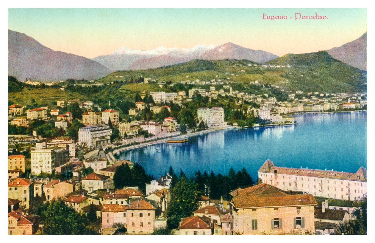 Lugano, Zwitserland door Unbekannt