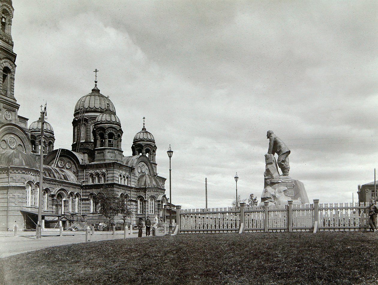 Lysva Station, Rusland, jaren 1900 door Unbekannt
