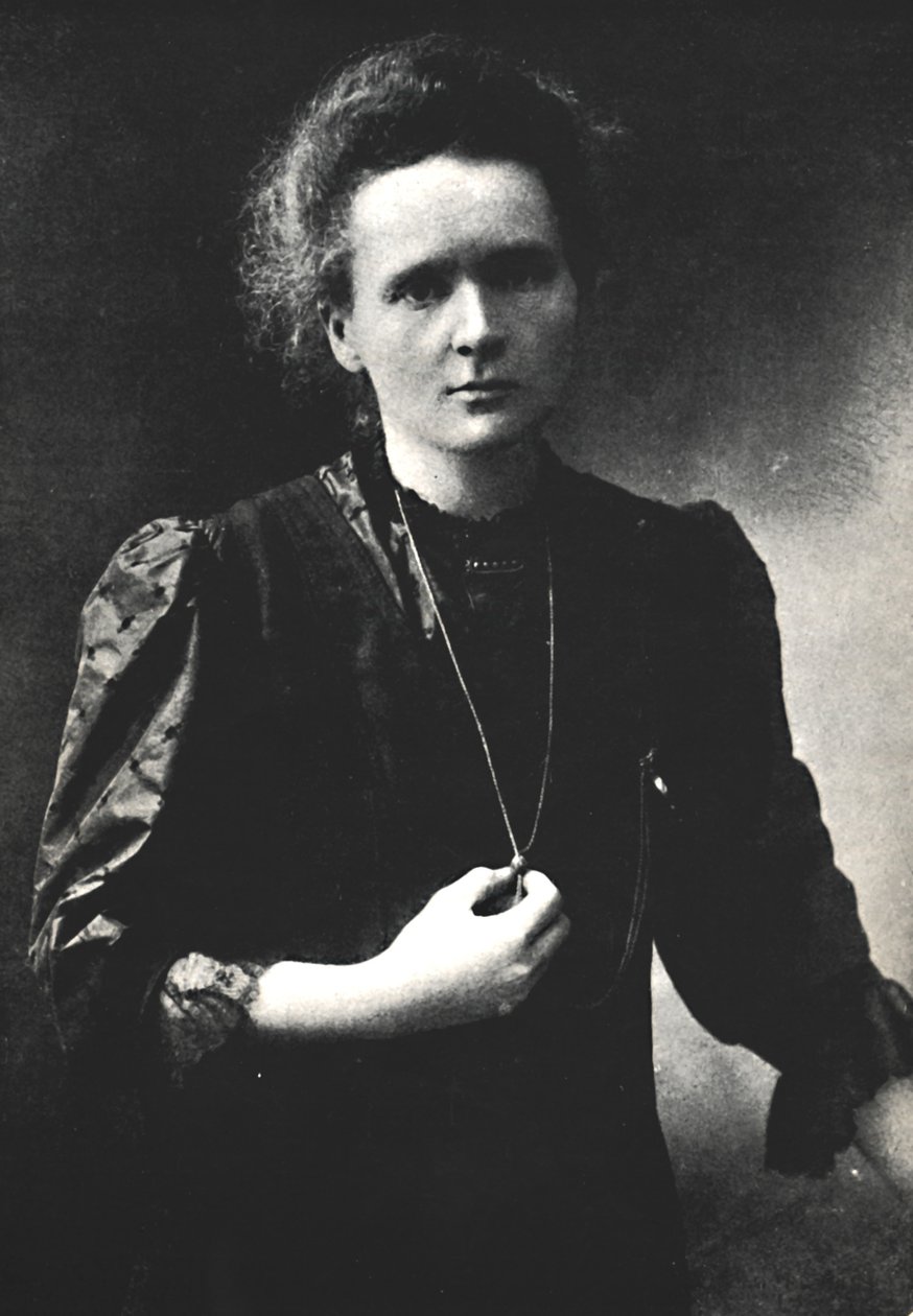 Madame Curie, circa 1900 door Unbekannt