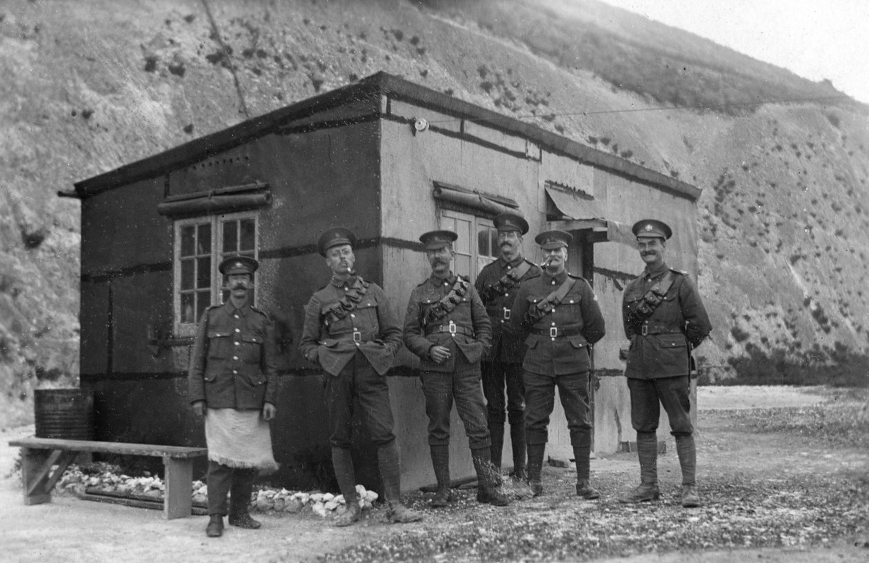 Hoofdwacht, Koninklijk marine depot, Fleet House en Archcliffe Fort, Dover, ca. 1916 door Unbekannt