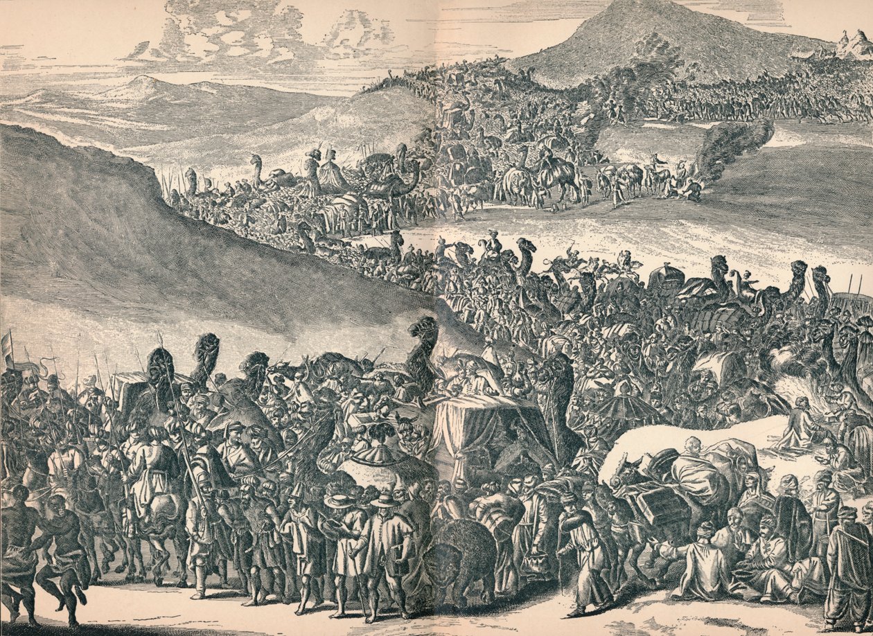 Mansa Musa op weg naar Mekka, c1670, 1903 door Unbekannt