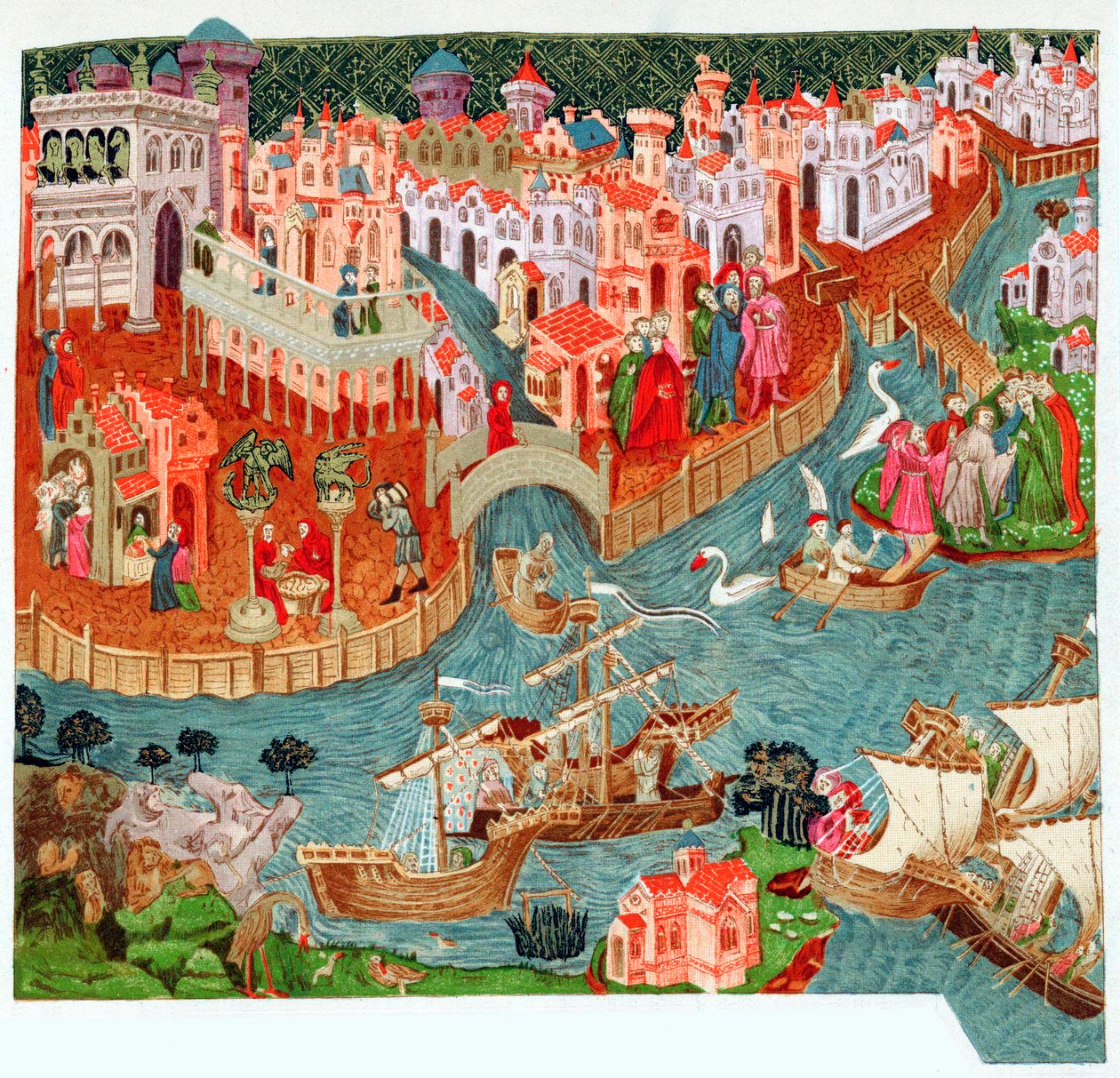 Marco Polo, Venetiaanse koopman en ontdekkingsreiziger, 14e eeuw door Unbekannt