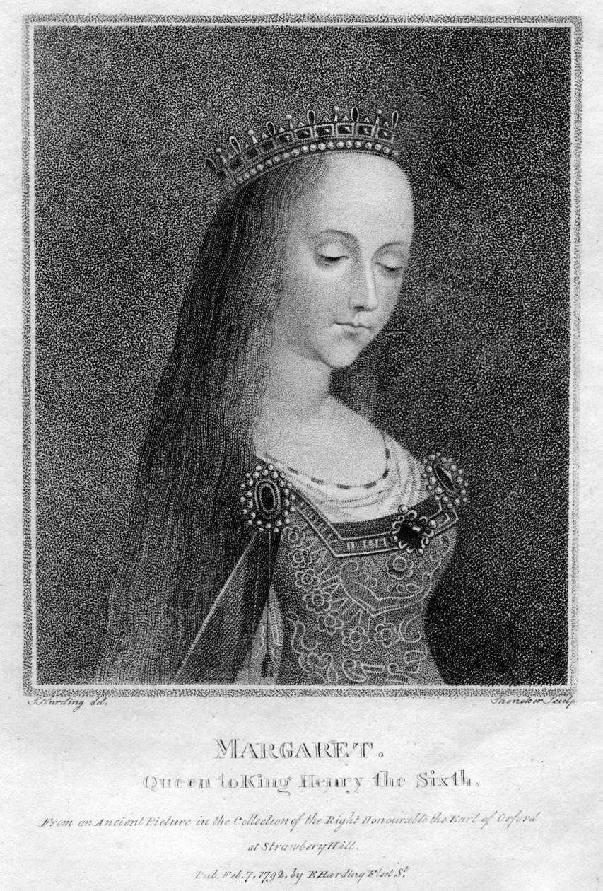 Margaretha van Anjou, Koningin-Gemalin van Hendrik VI, 1792 door Unbekannt