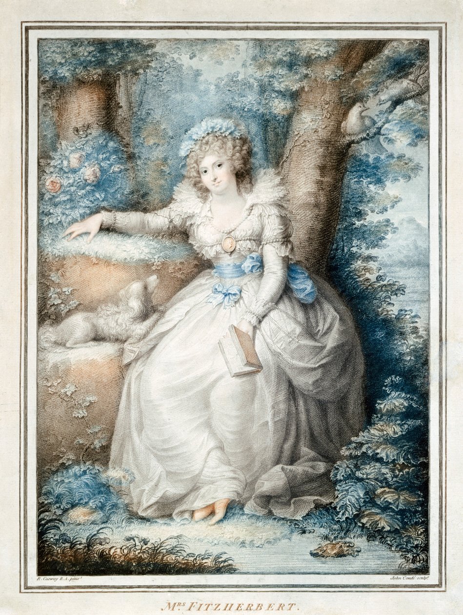 Maria Fitzherbert, metgezel van koning George IV voordat hij koning werd door Unbekannt