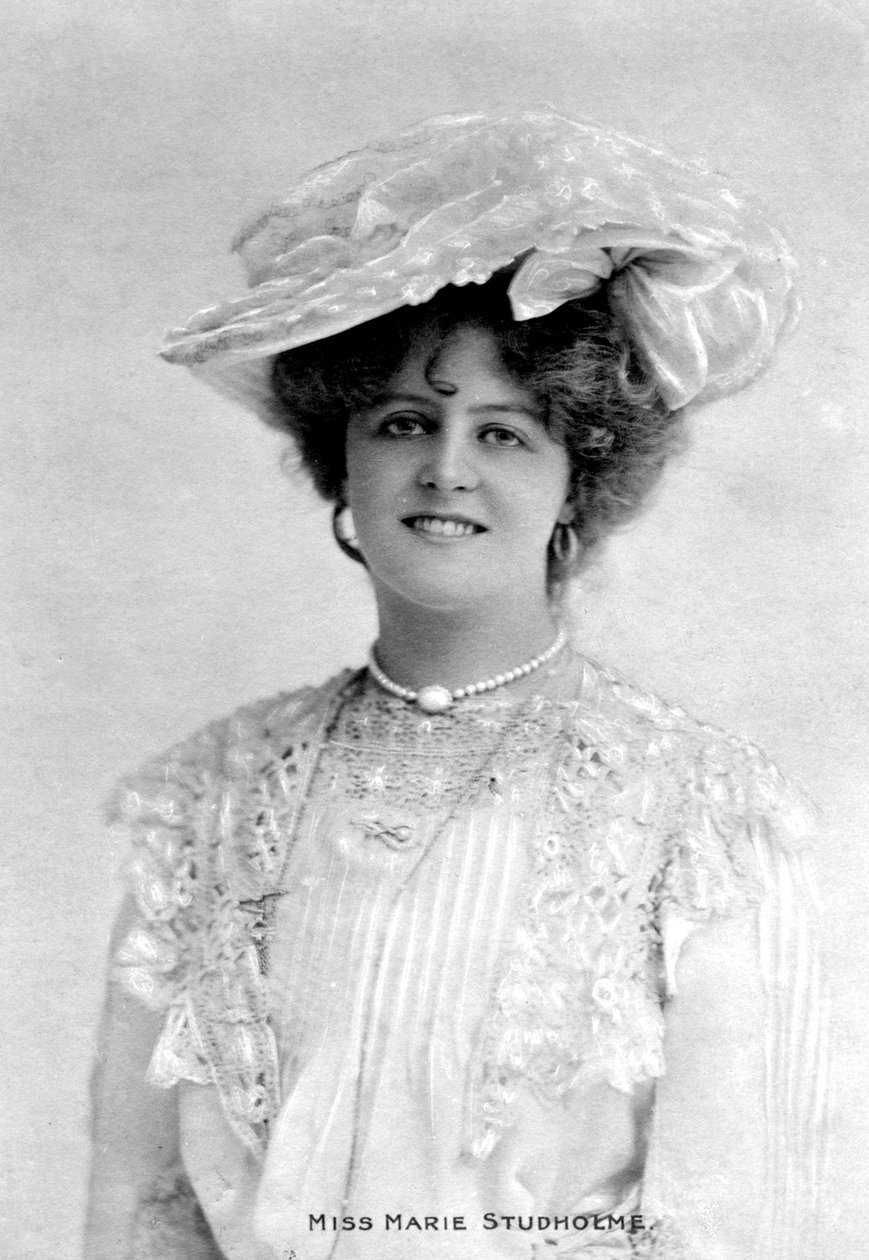 Marie Studholme 1875-1930, Engelse actrice, 1903 door Unbekannt