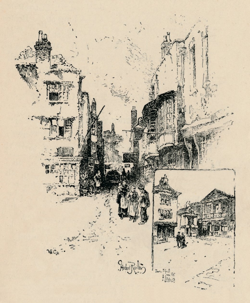Market Street, Windsor, 1895 door Unbekannt