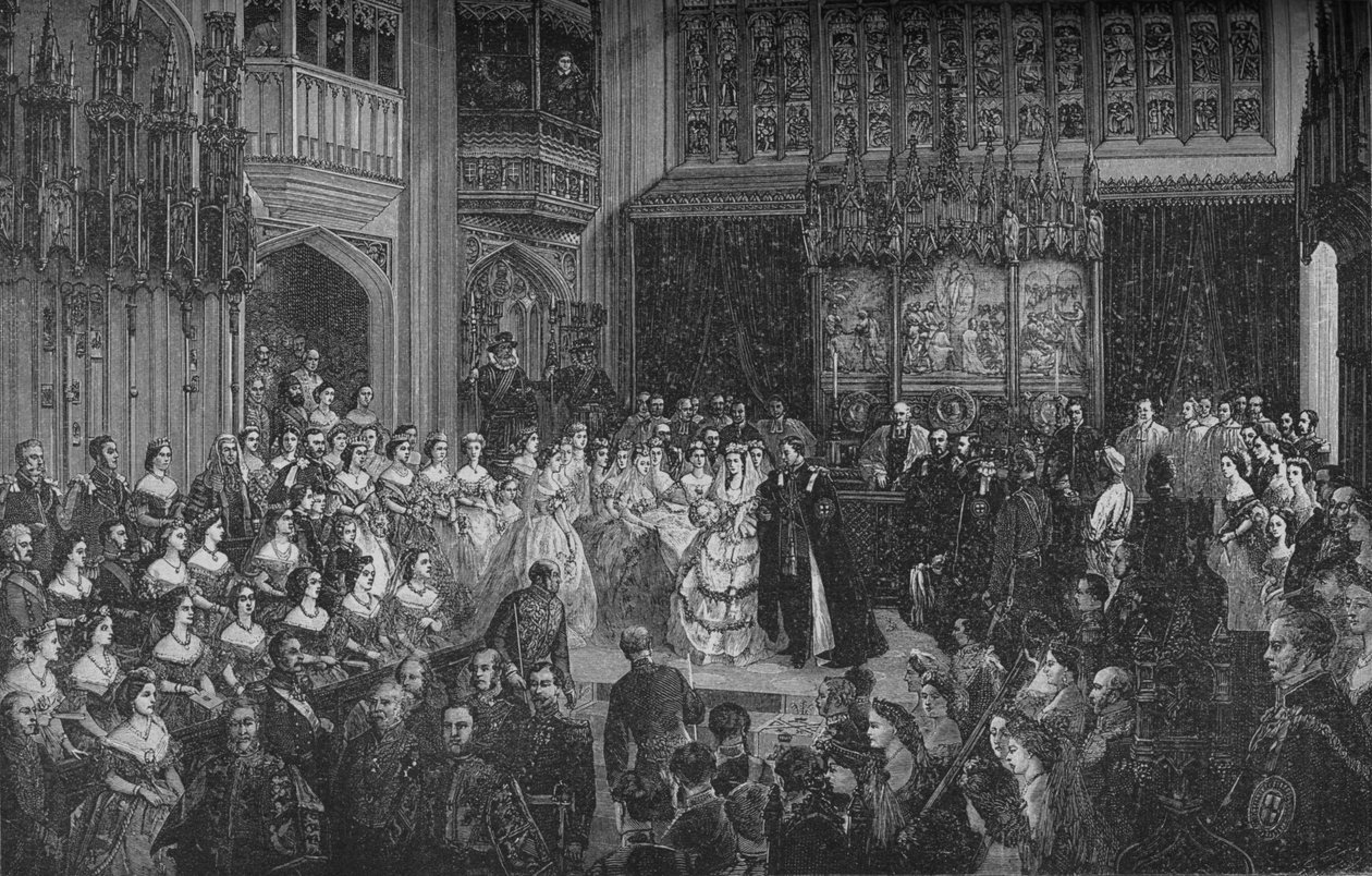 Huwelijk van de Prins van Wales, ca. 1890 door Unbekannt