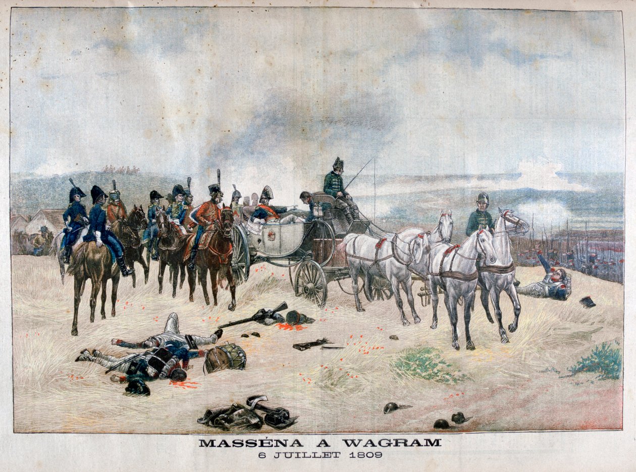 Maarschalk Massena bij de Slag bij Wagram, Oostenrijk, 5-6 juli 1809, 1904 door Unbekannt