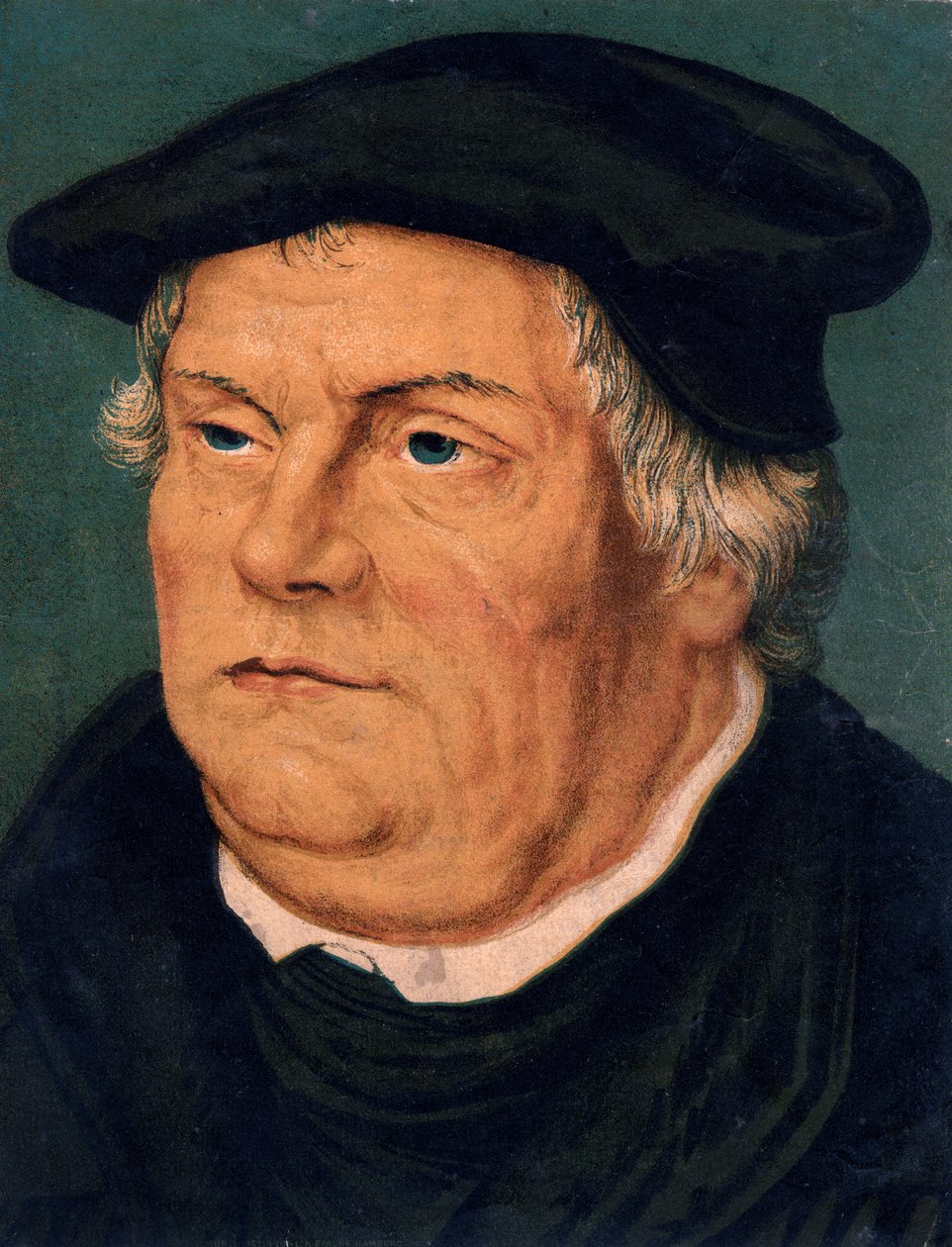 Maarten Luther, 16e-eeuwse Duitse protestantse hervormer, 19e eeuw door Unbekannt