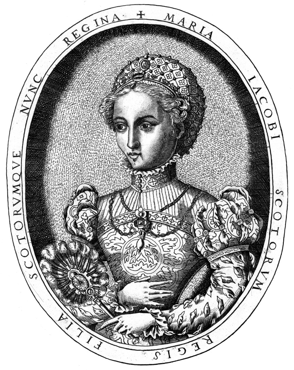 Mary, Koningin van Schotland door Unbekannt
