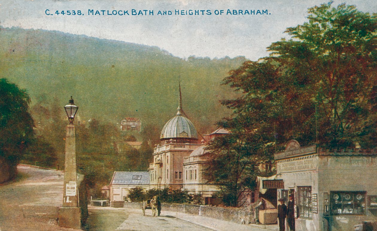 Matlock Bath en de Hoogten van Abraham, Derbyshire, ca. 1905 door Unbekannt