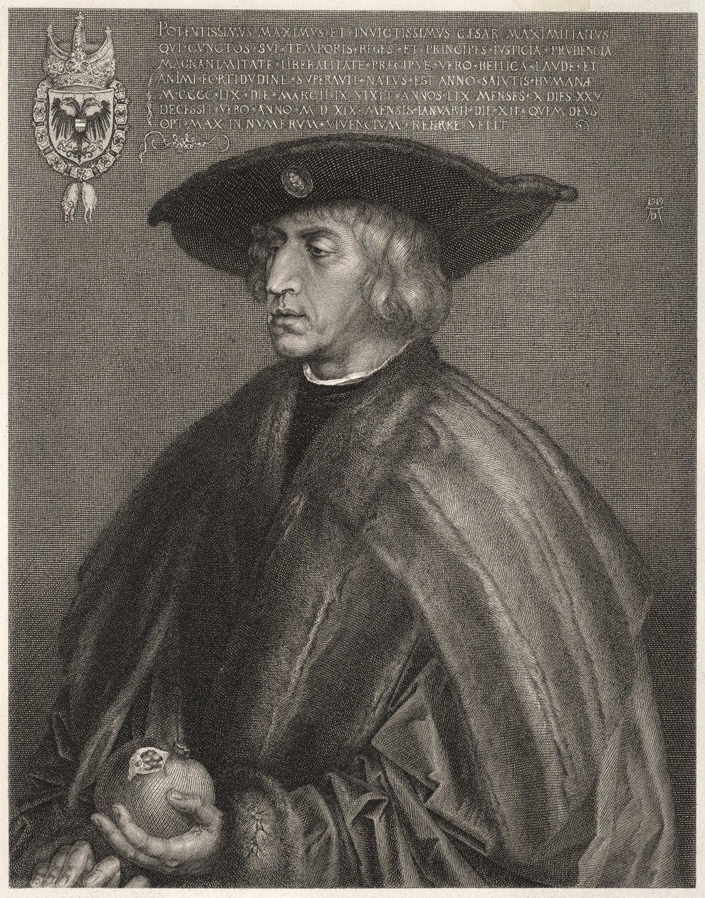 Maximiliaan I, 1800s door Unbekannt