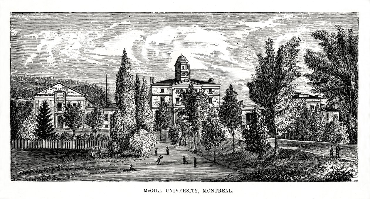 McGill University, Montreal, Canada, 19e eeuw door Unbekannt