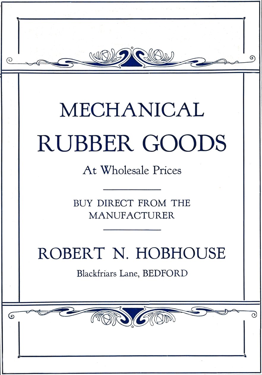 Mechanische rubberproducten - Robert N. Hobhouse advertentie, 1916 door Unbekannt