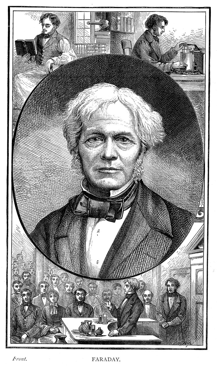Michael Faraday, Britse natuurkundige en scheikundige, 1881 door Unbekannt