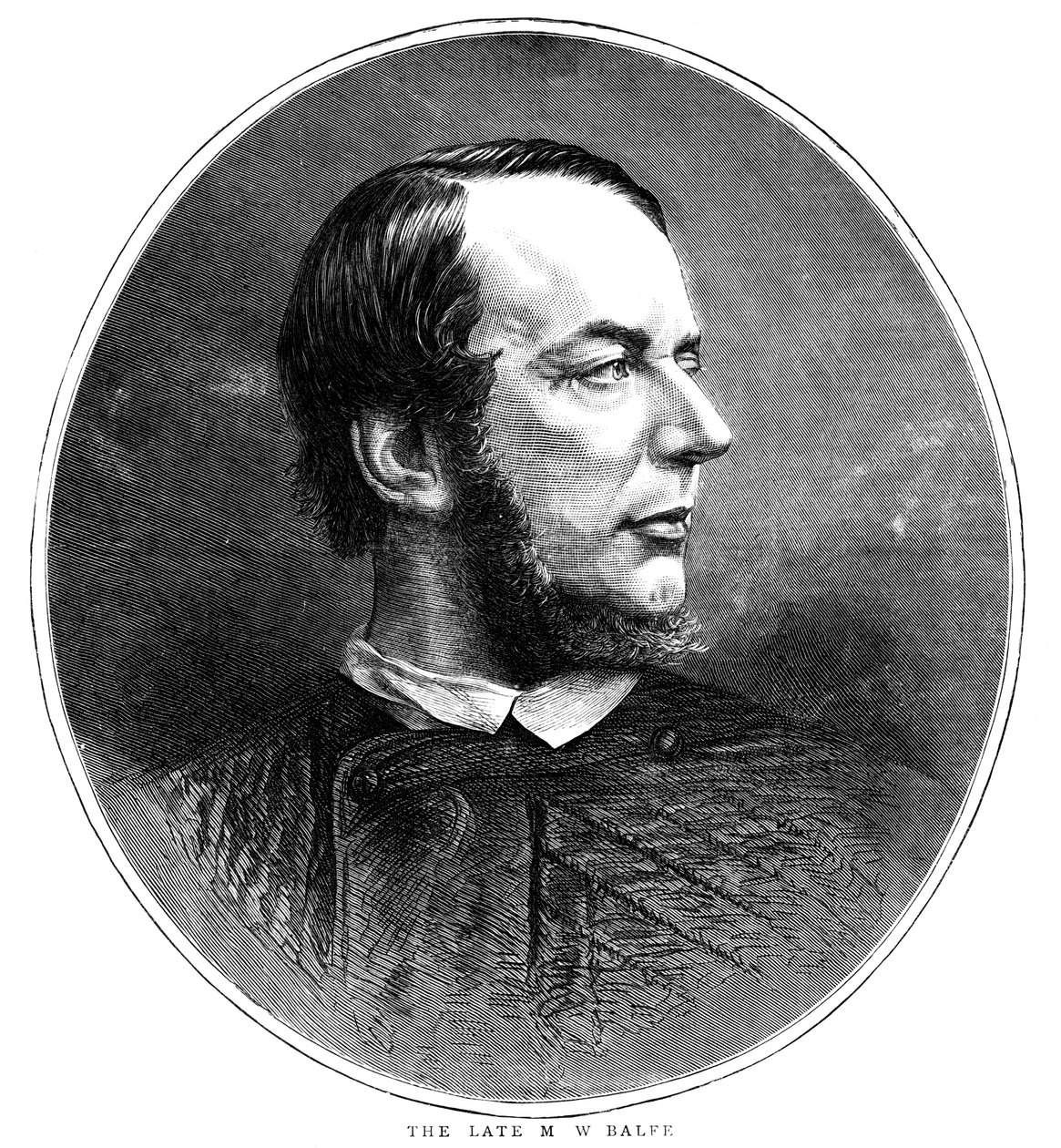 Michael William Balfe, Iers-gebore Britse componist en zanger, 1870 door Unbekannt