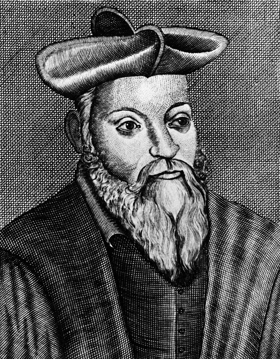 Michel Nostradamus 1503-1556, Franse arts en astroloog, 17e eeuw door Unbekannt