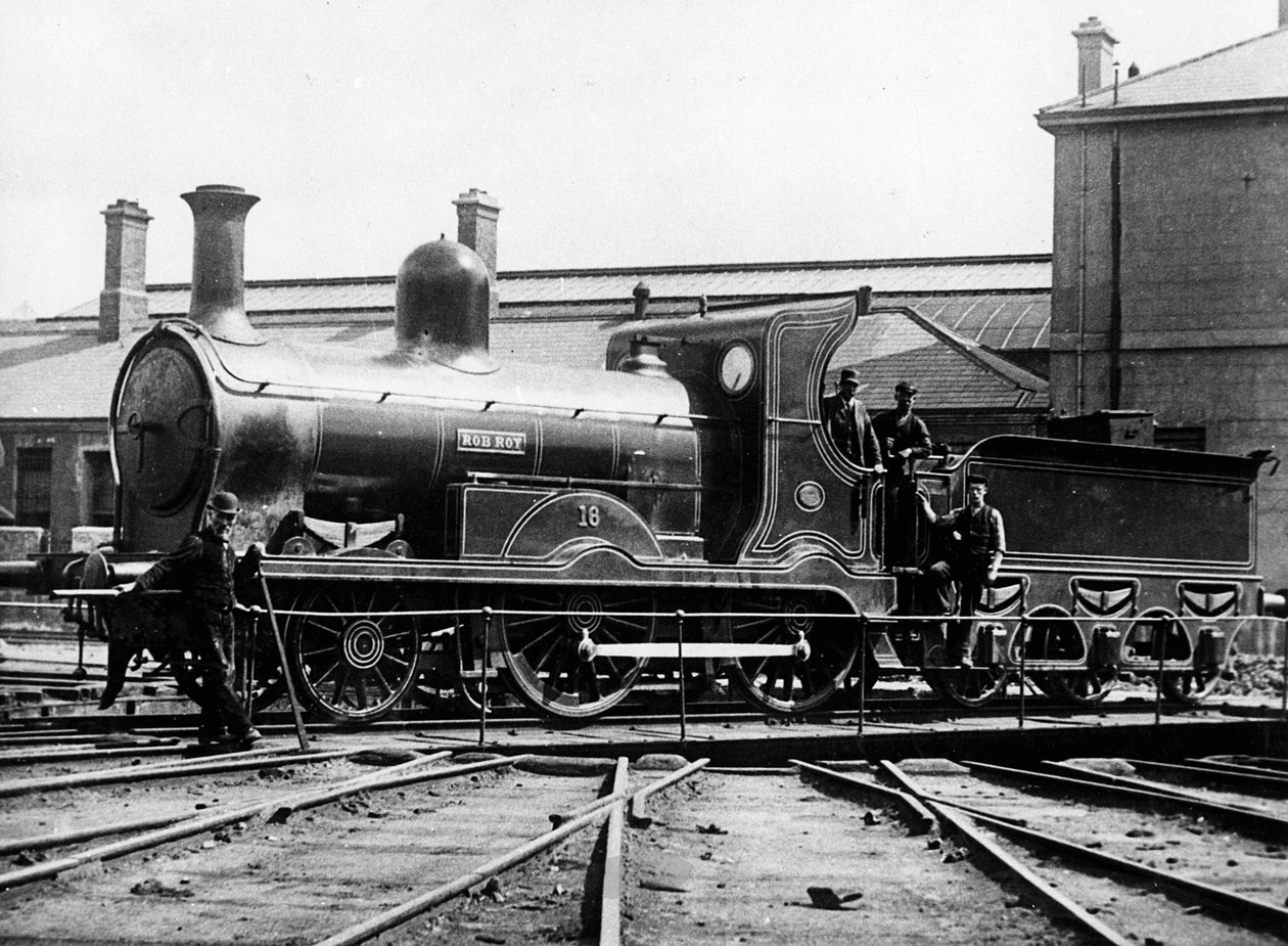 Midlands en Great Western Railway Ierland 2-4-0 locomotief Rob Roy door Unbekannt