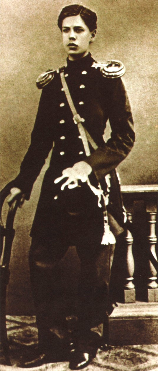 Modest Moessorgski, Russische componist, als jonge man, late jaren 1850 door Unbekannt