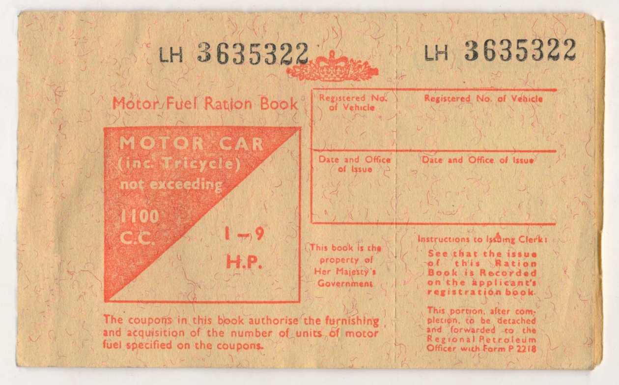Motorbrandstofrantsoenboek, c1973 door Unbekannt