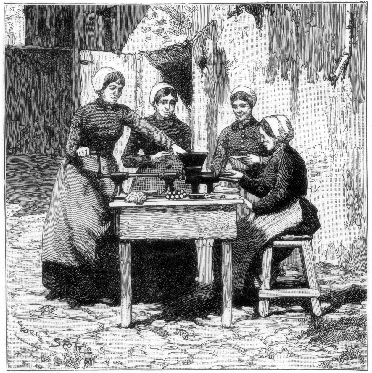 Vormgeven van explosieve gompatronen, Isleten, nabij Fluelen, Zwitserland, 1893 door Unbekannt
