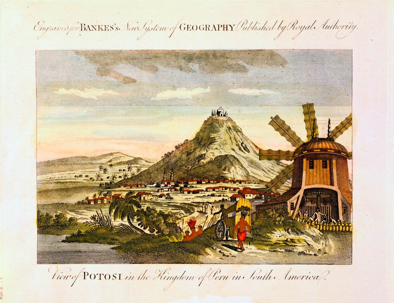 Mount Potosi, Bolivia, ca. 1788 door Unbekannt