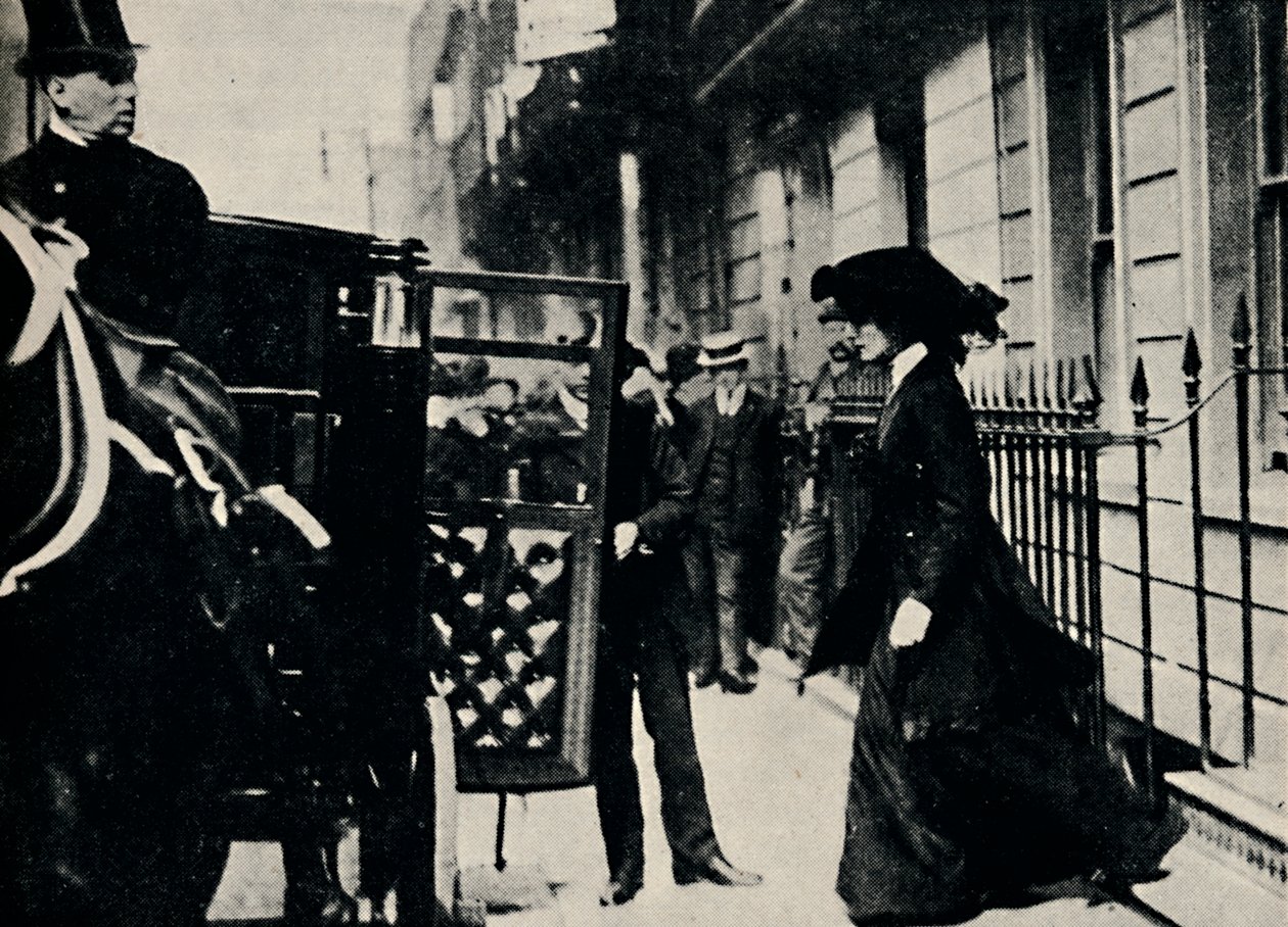Mr. Churchill vertrekt voor huwelijksreis, 1908, 1945 door Unbekannt
