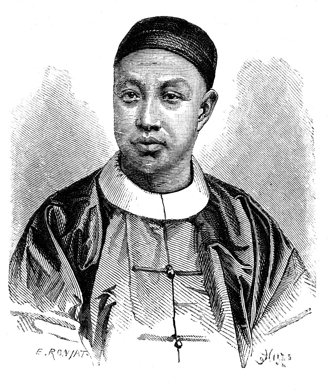 Mr Yang, Attaché van de Chinese Legatie in Parijs, ca. 1890 door Unbekannt