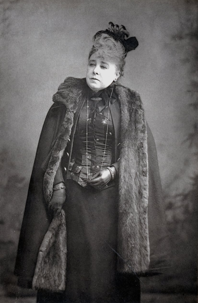 Mevrouw Bancroft, geboren Marie Wilton 1840-1921, Engelse actrice, ca. 1890 door Unbekannt
