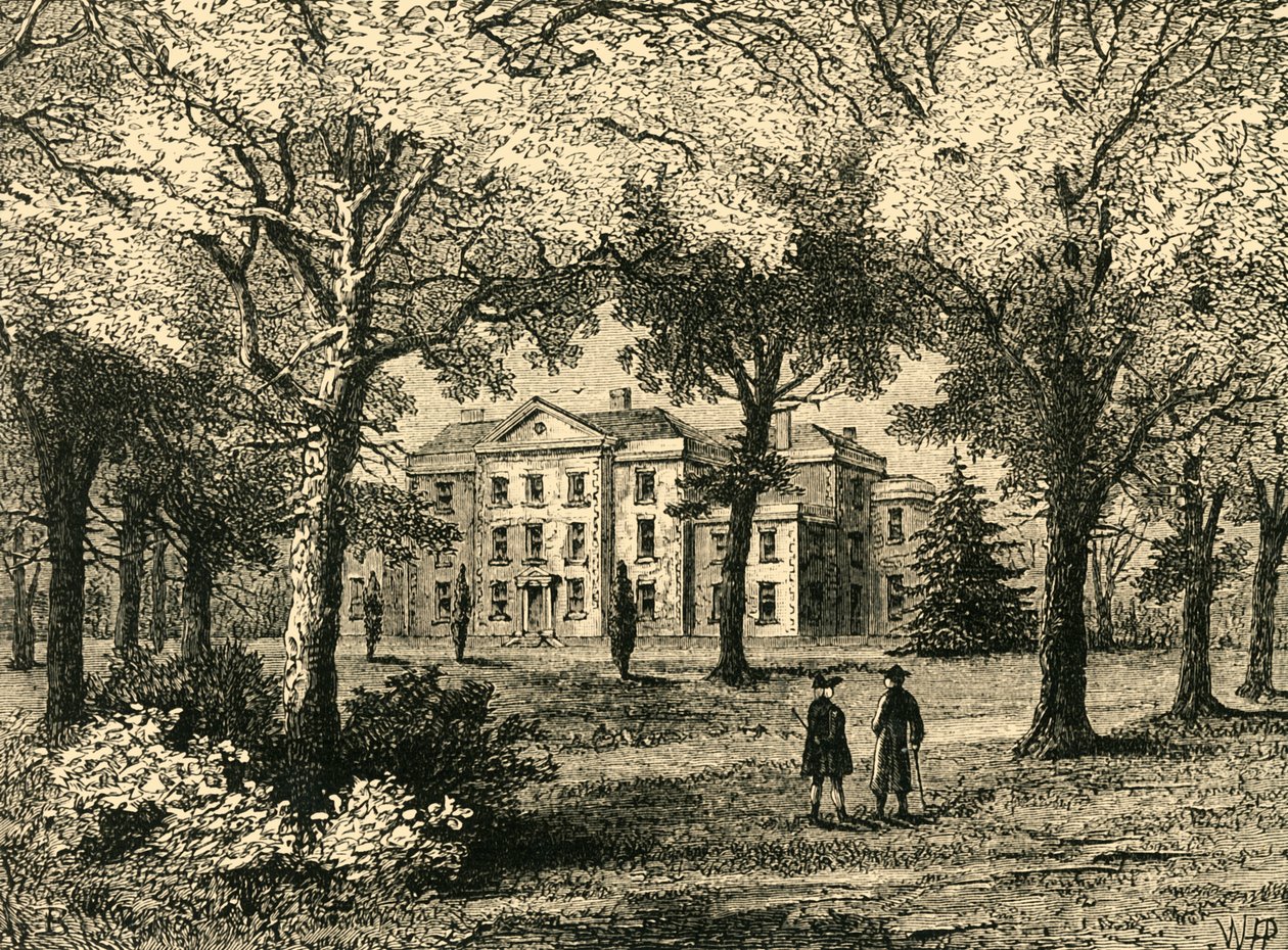 Het huis van mevrouw Thrale, Streatham, ca. 1878 door Unbekannt
