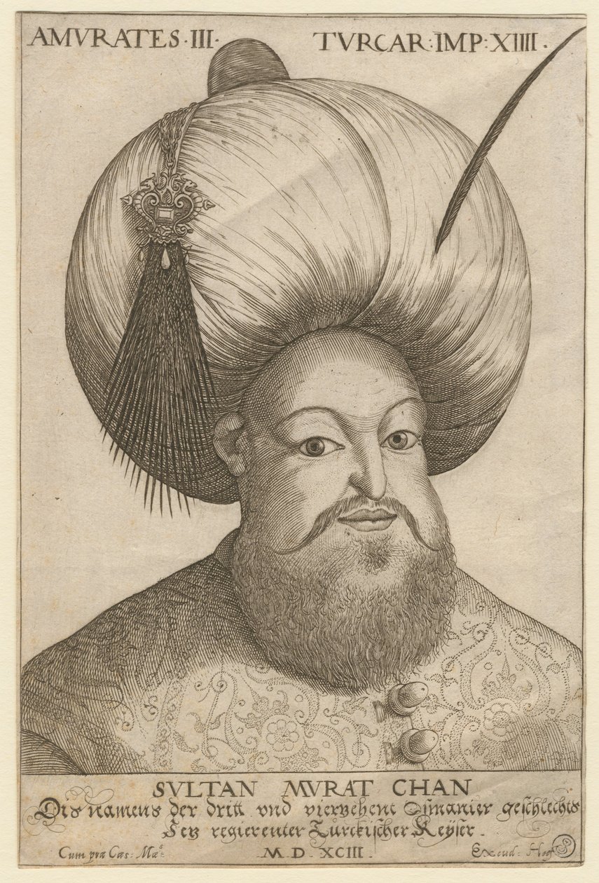 Murad III 1546-1595, Sultan van het Ottomaanse Rijk, 1593 door Unbekannt