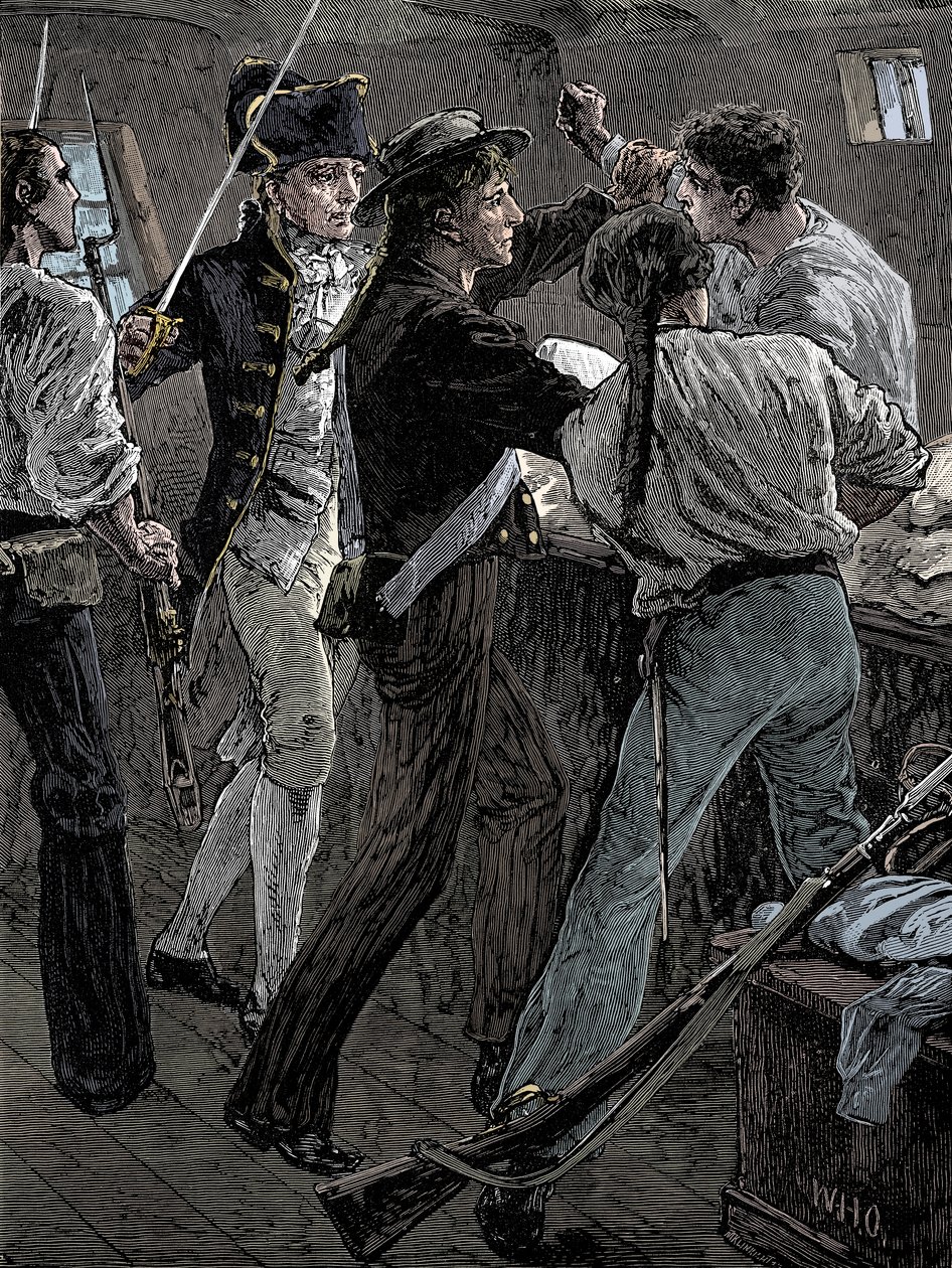 Muiterij van de bemanning van de Bounty, 1789 laat 19e eeuw door Unbekannt