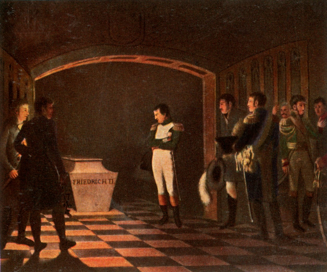 Napoleon I bij het graf van Frederik de Grote, 27 oktober 1806, 1936 door Unbekannt